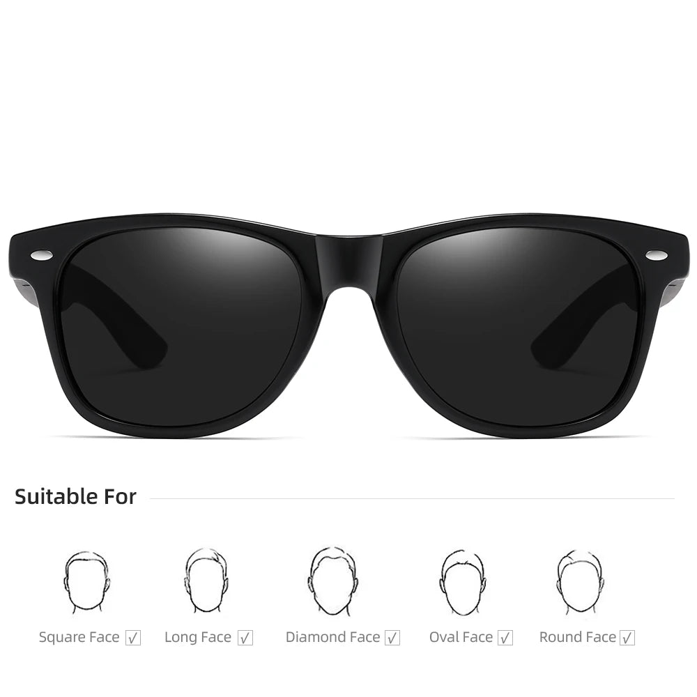 Men’s Polarized Wooden Bamboo Sunglasses – UV400 Protection Premium Style