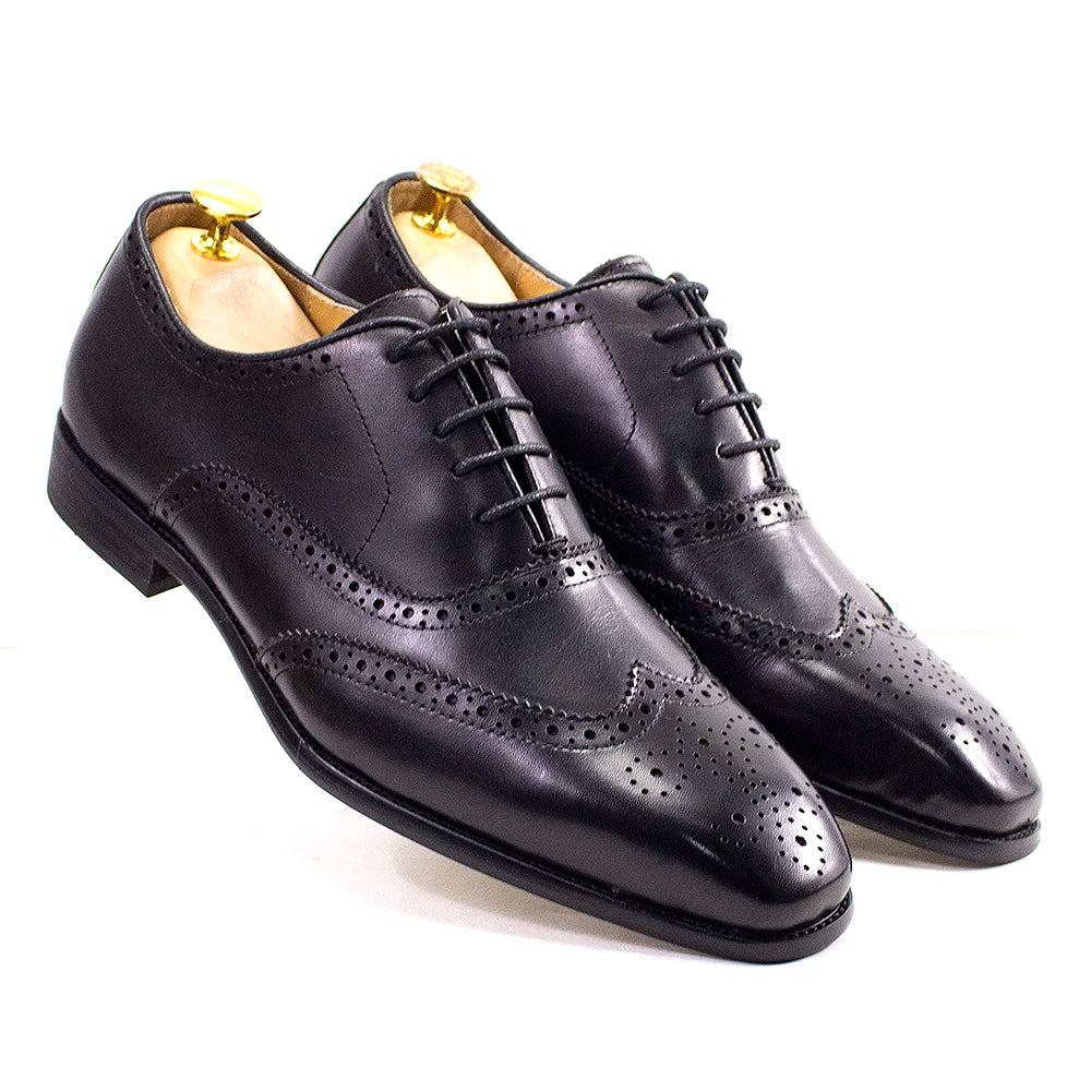 Men’s Handmade Wingtip Oxford Shoes