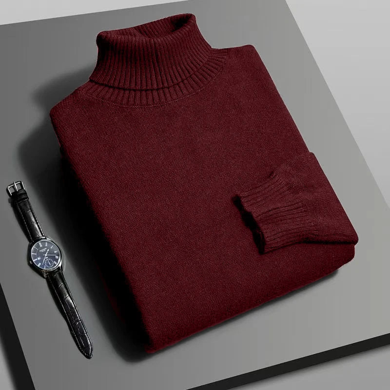 Men’s Slim Fit Turtleneck Sweater