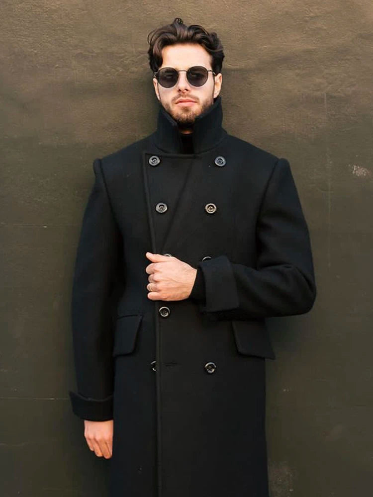 Men’s Long Elegant Overcoat