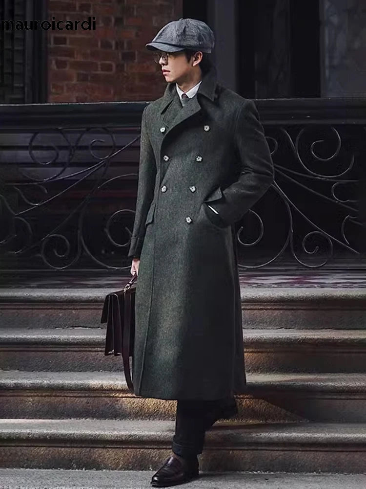Men’s Long Elegant Overcoat