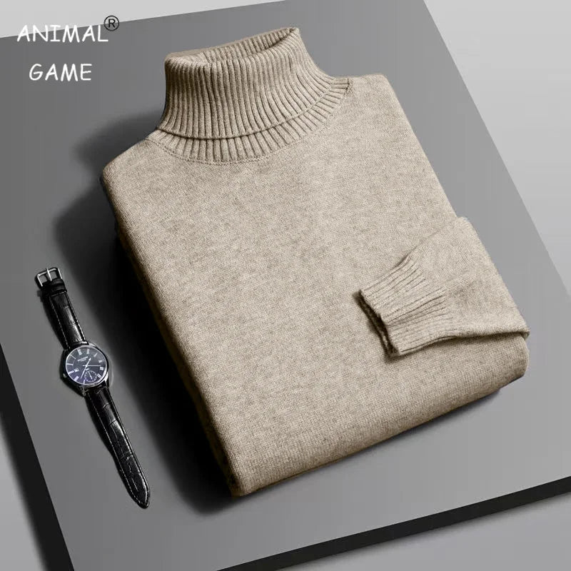 Men’s Slim Fit Turtleneck Sweater