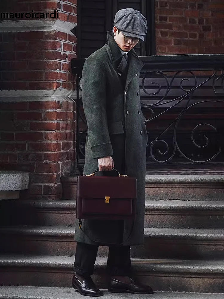 Men’s Long Elegant Overcoat