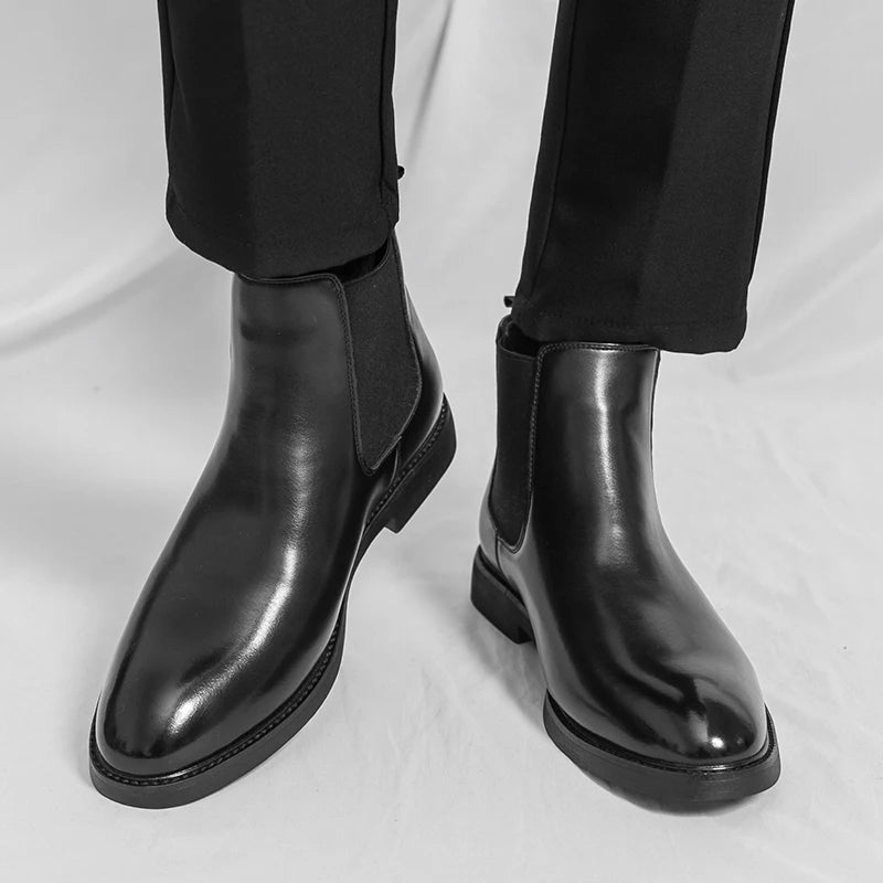 Men’s British & Korean Style Chelsea Boots