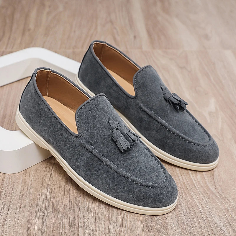 Men’s British Style Suede Loafers