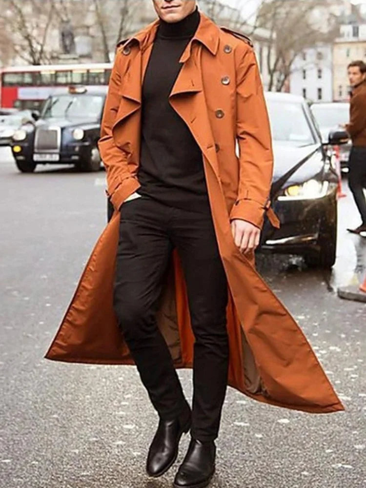 Men’s Long Trench Coat