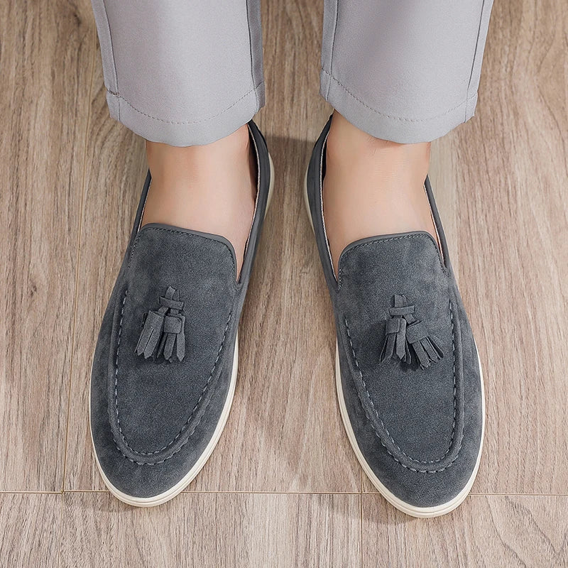Men’s British Style Suede Loafers