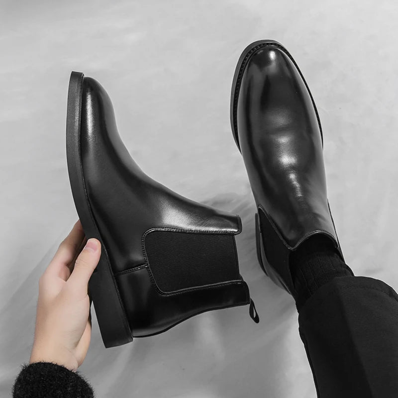 Men’s British & Korean Style Chelsea Boots