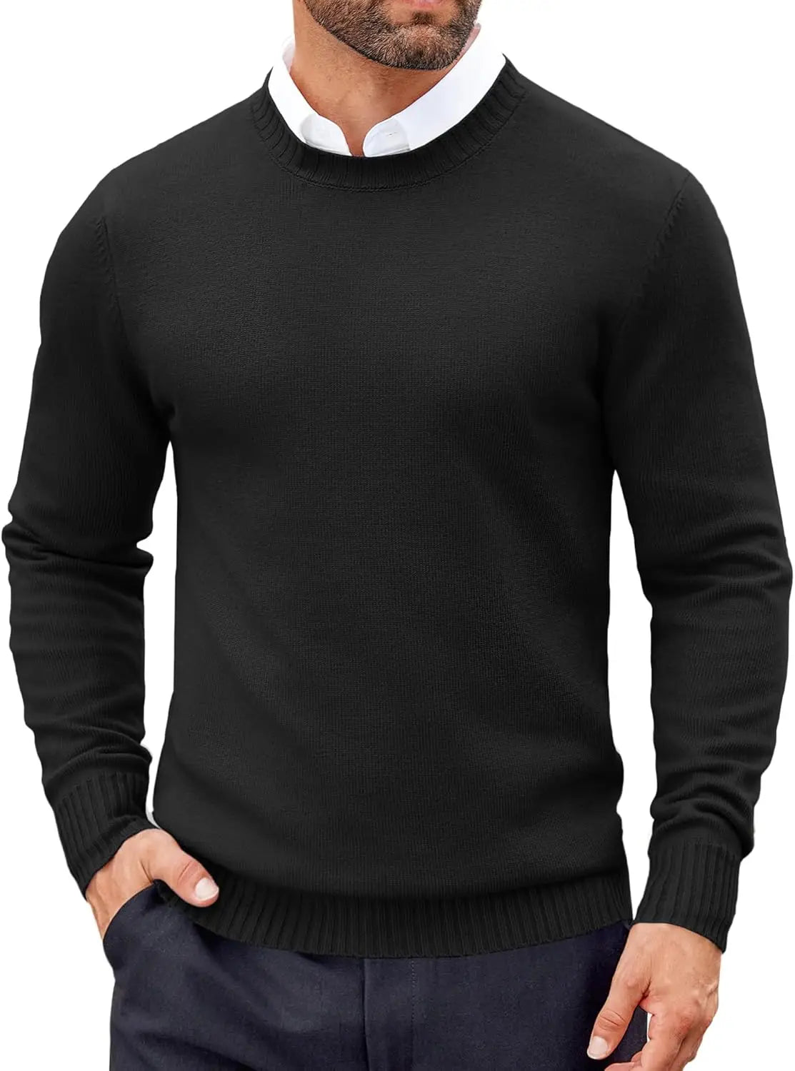 Men’s Streetwear Crew Neck Sweater