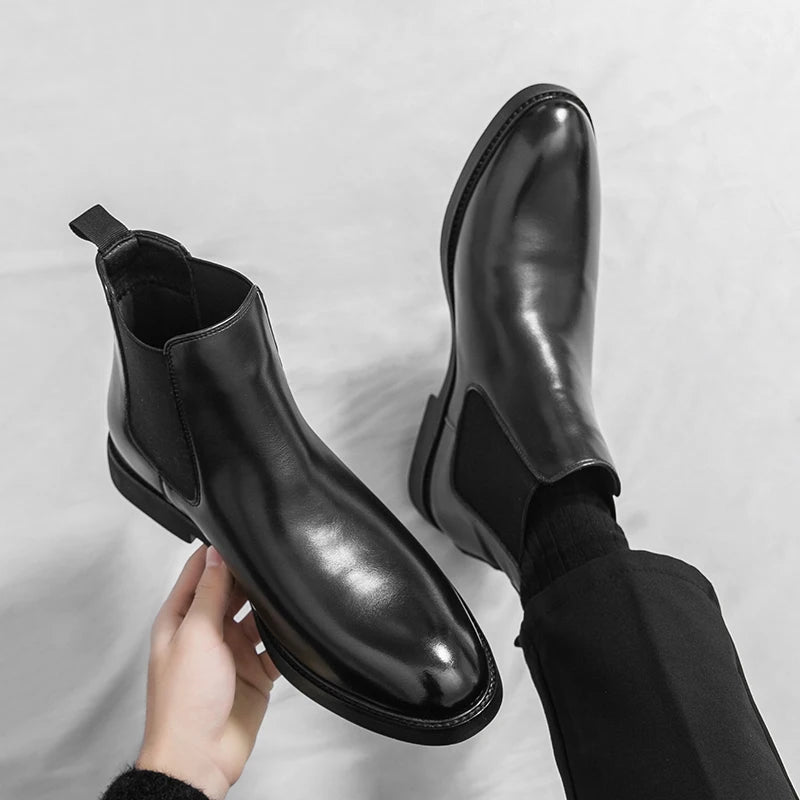 Men’s British & Korean Style Chelsea Boots