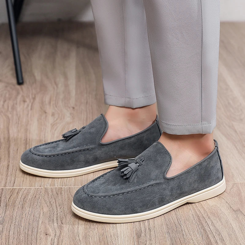 Men’s British Style Suede Loafers