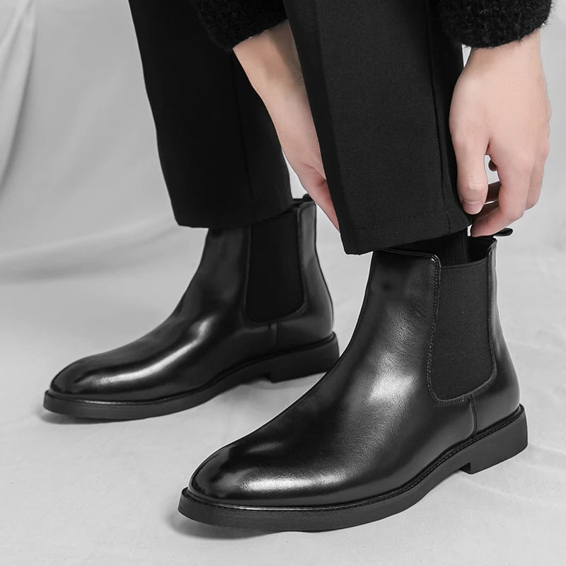 Men’s British & Korean Style Chelsea Boots